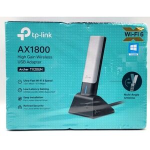 TP-Link - Archer TX20UH AX1800 Dual-Band Wi-Fi 6 USB 3.0‎ Adapter New Sealed!
